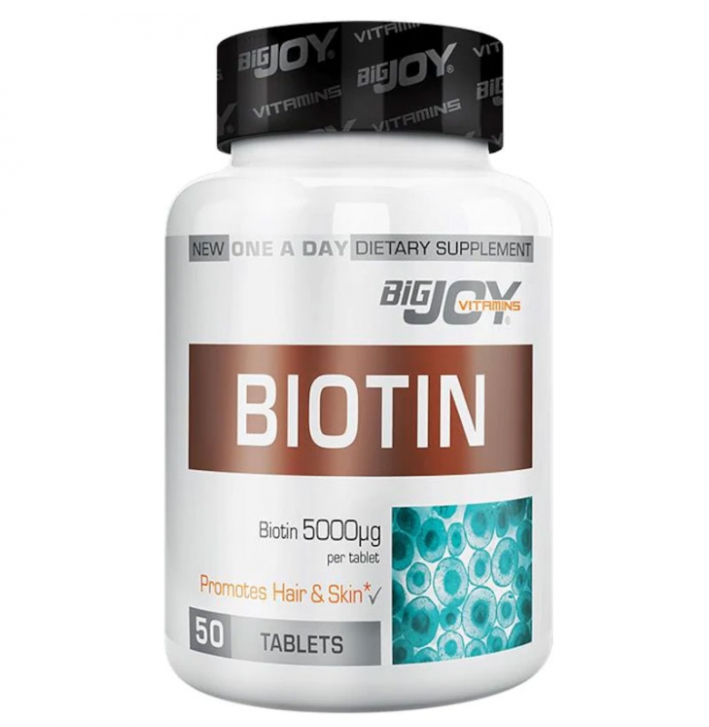 Bigjoy Vitamins Biotin 5000 Ug